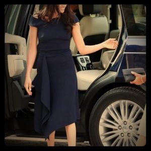 Roland Mouret Navy Meghan Markle dress